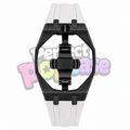 Black Case/White Strap