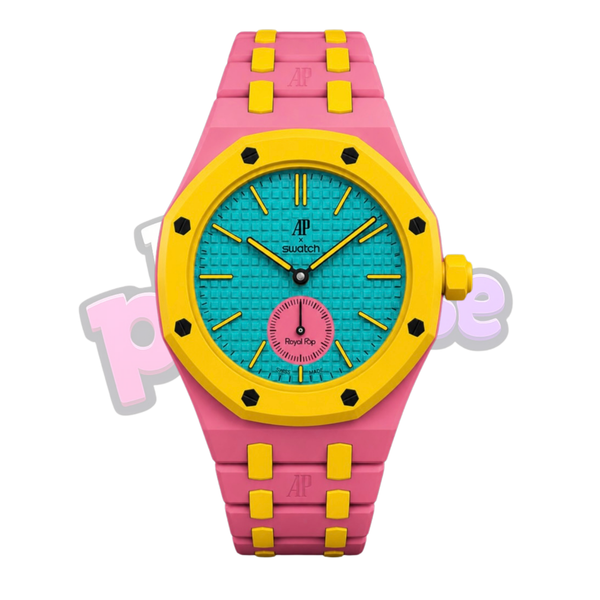 Pink/Yellow - 3 O'clock Crown