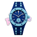 Navy / Baby Blue - 3 O'clock Crown