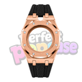 Rose Gold/Black - 12 O'clock Crown
