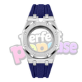 Stainless Steel/Navy - 12 &3O'clock Crown