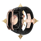 APPLE CASE/ROSE GOLD - BLACK