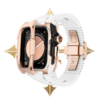 APPLE CASE/ROSE GOLD - WHITE
