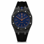 Carbon Case/Black Strap