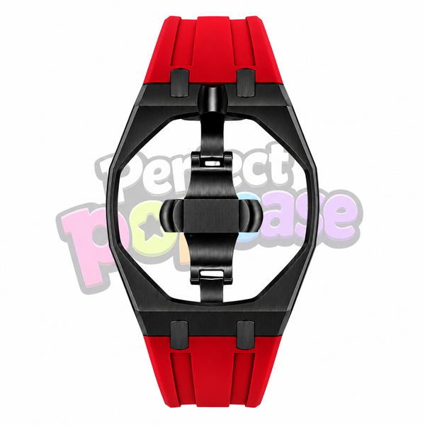 Black Case/Red Strap