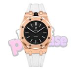 Rose Gold/White - 12 & 3O'clock Crown